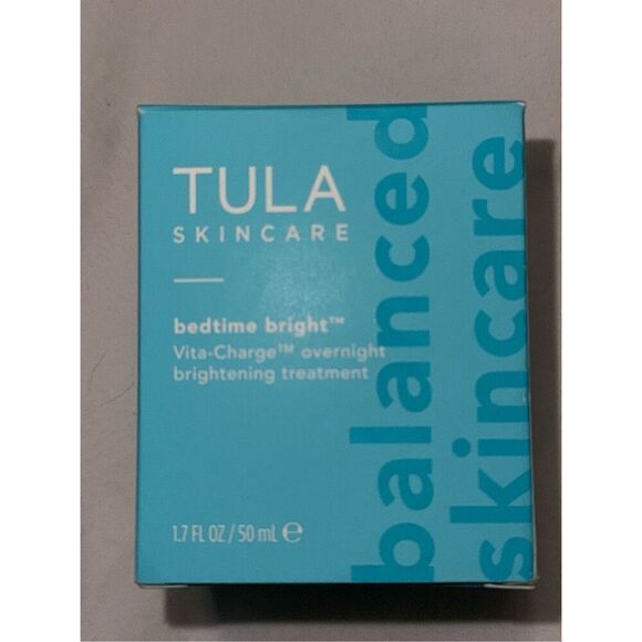 NEW TULA SKINCARE Bedtime Bright Vita-Charge L- overnight brightening treatment - Picture 6 of 10